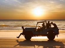 Driving on the Beaches of the Outer Banks