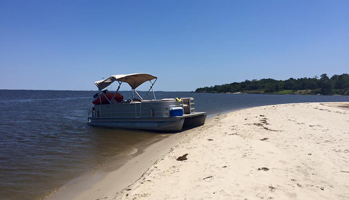 obx pontoon boats