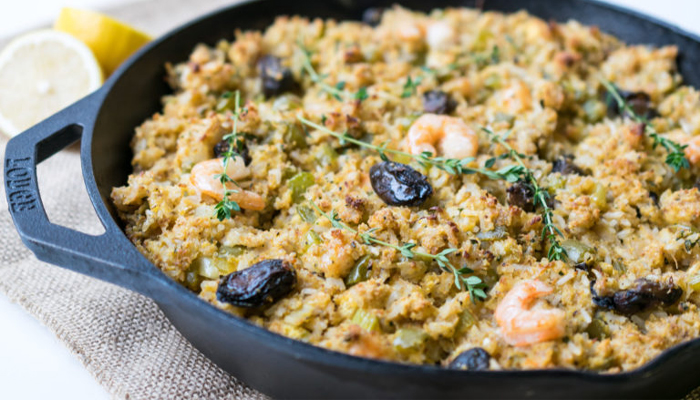 Seafood Stuffing by Dominique Cook