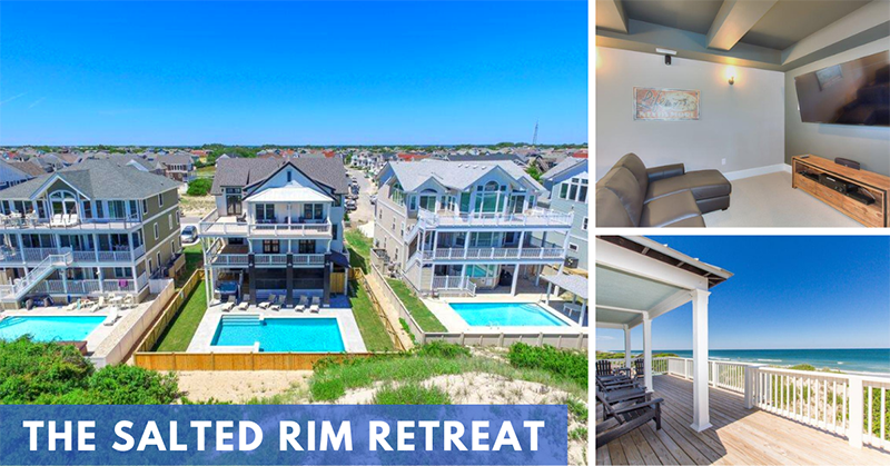 Seaside Vacations Homes w/ Theater Rooms - The Salted Rim Retreat